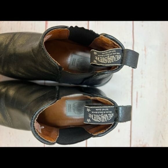 Sneaky Steve Black Leather Ankle Booties Sz 6 - Picture 8 of 12